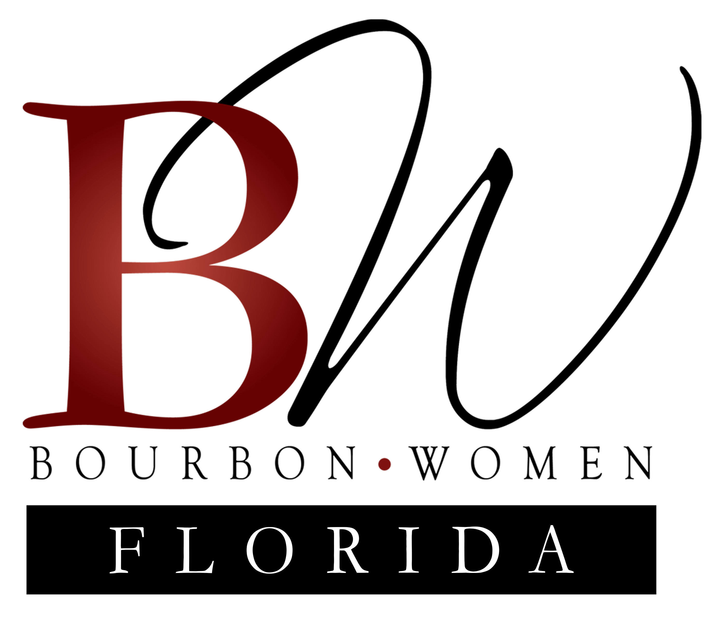 Visual bourbon women florida logo