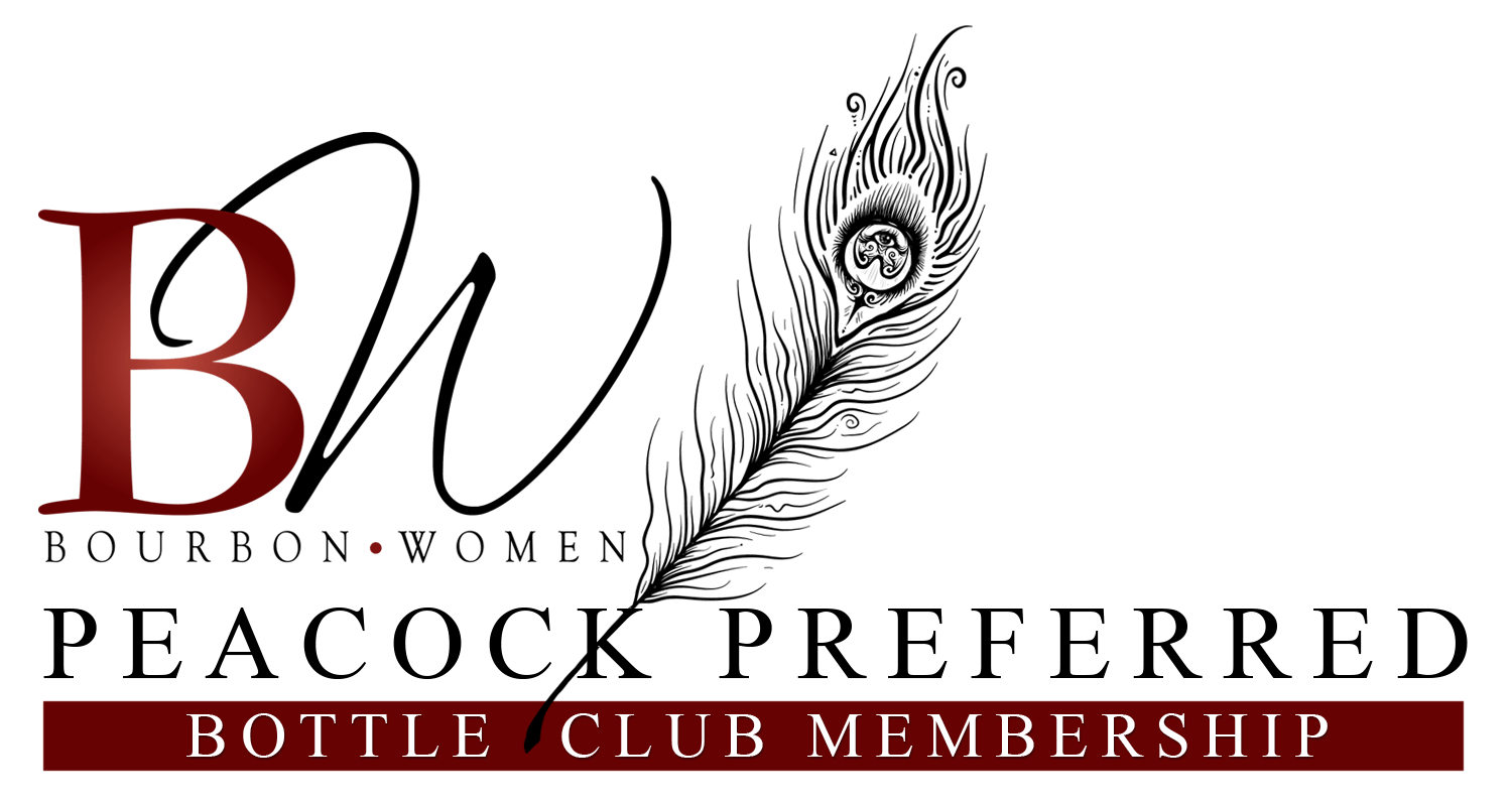 Bourbon Women Peacock Bottle Club Logo