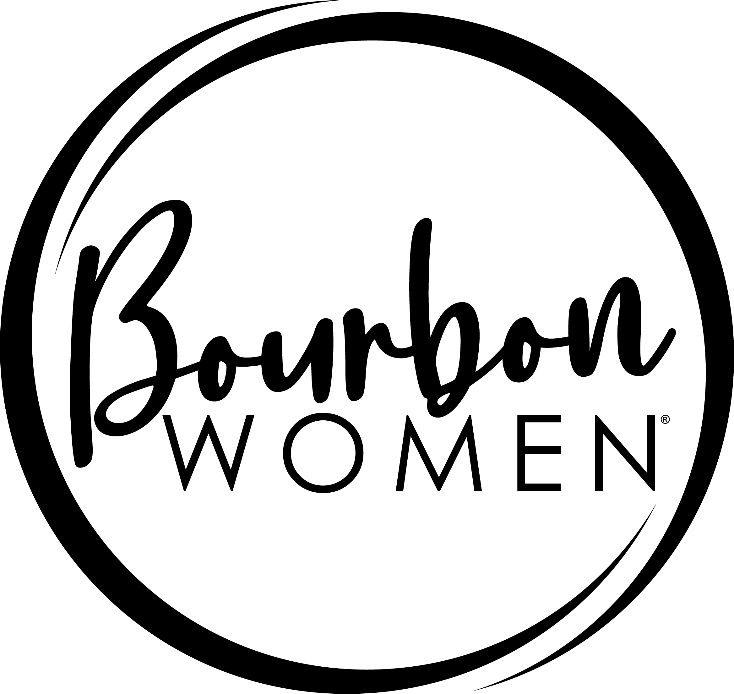 2023 New BW Circle Logo Black