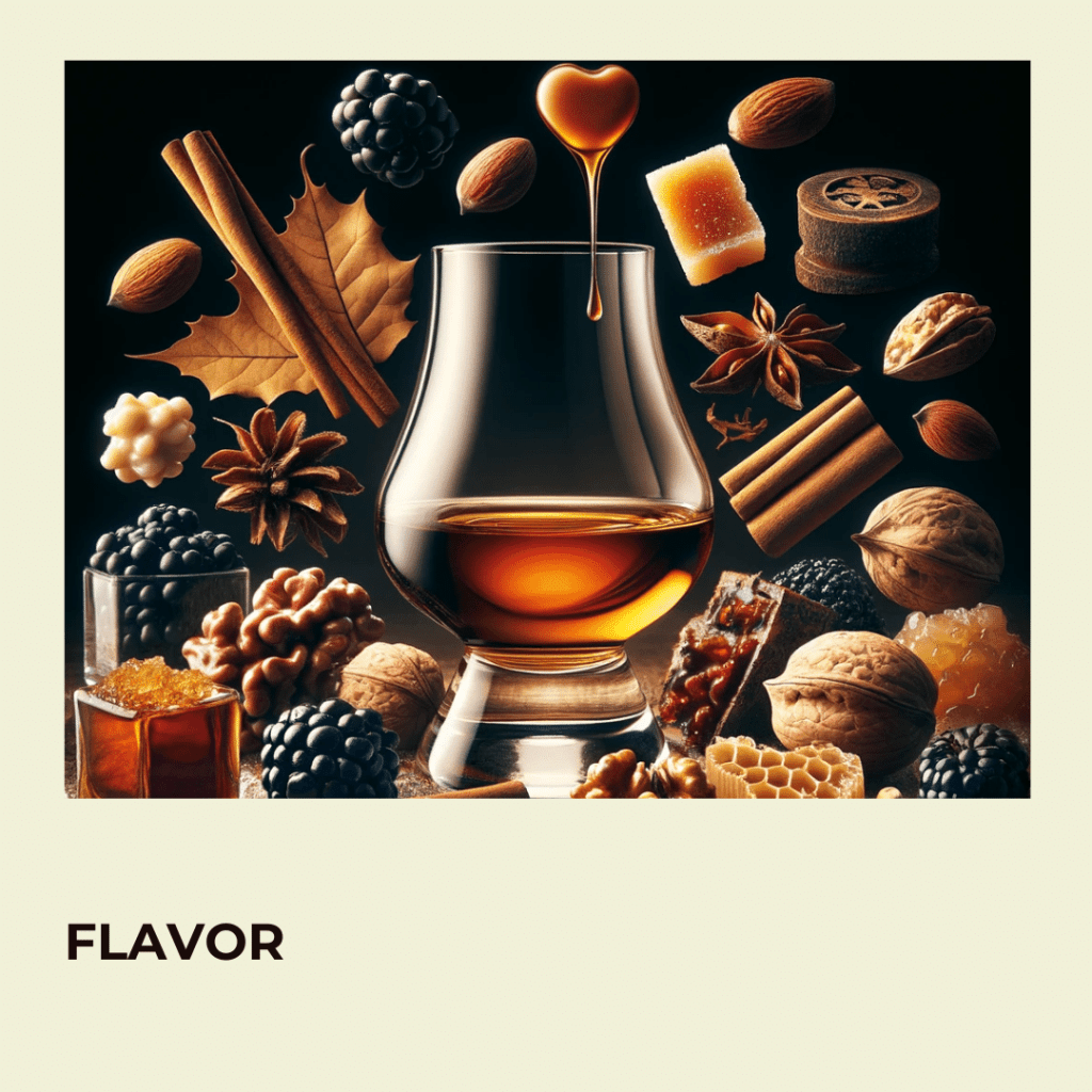 a graphic with numerous food items for tasting