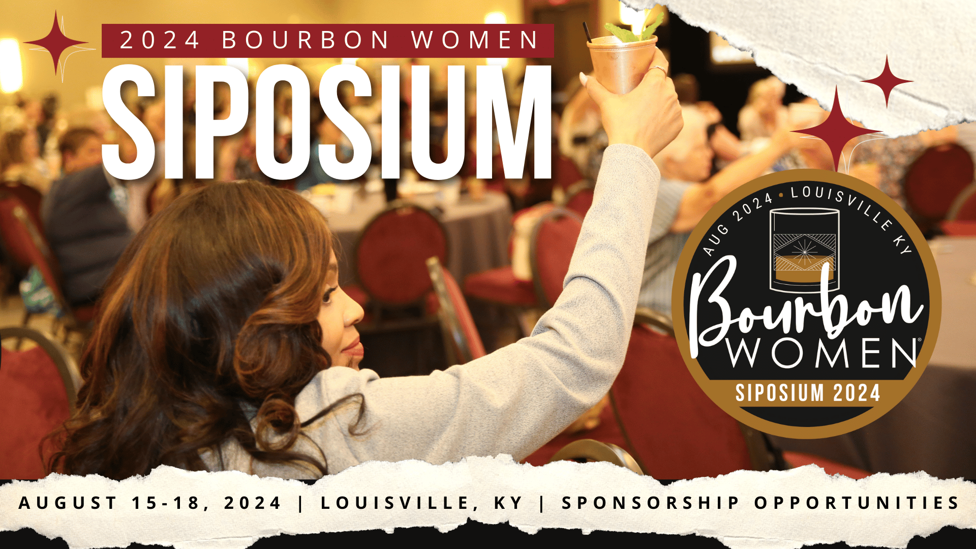 header with large group of women in background behind SIPosium 2023