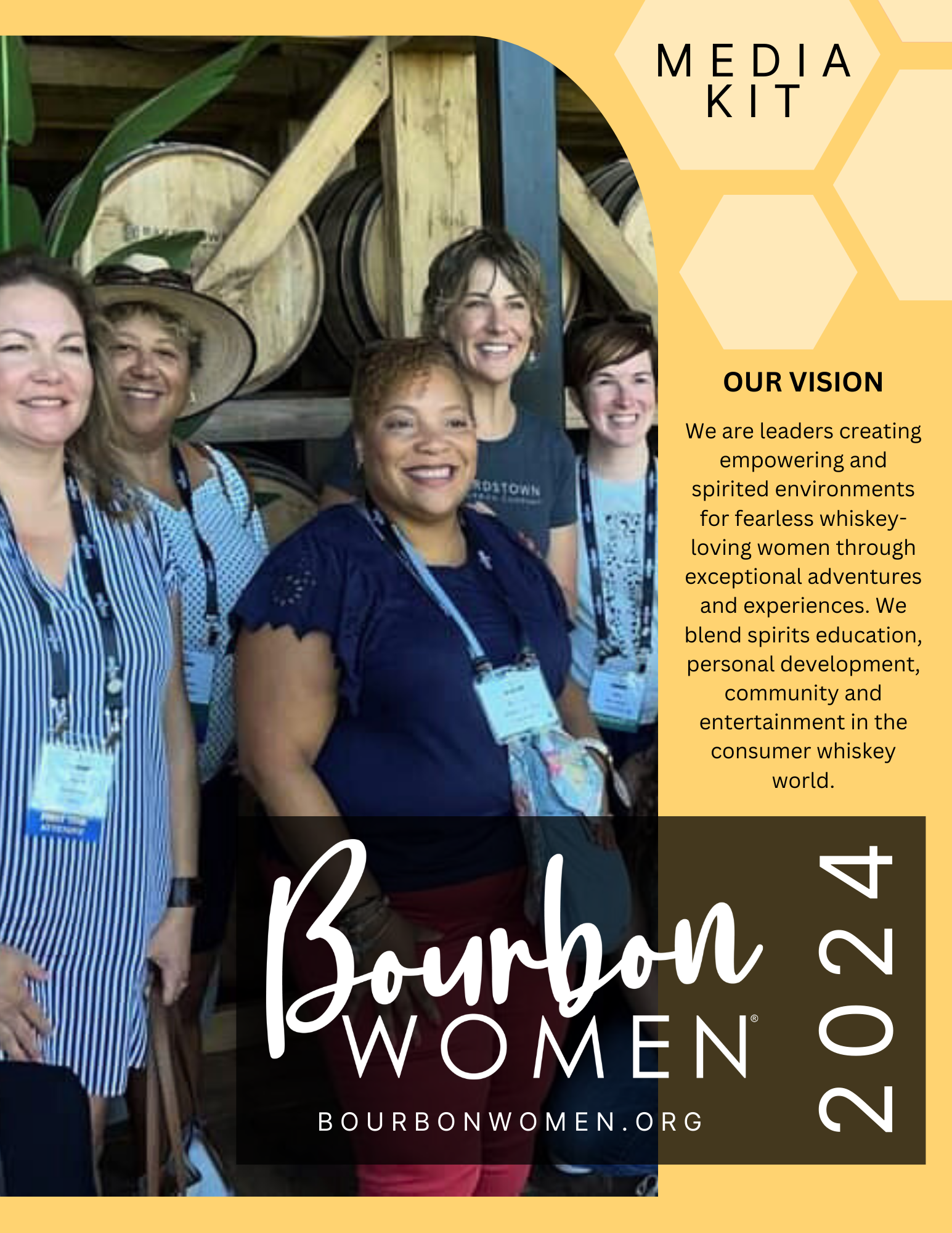 2024 BW Fact Sheet V1 (1) first page of pdf media kit with a picture of three women and the vision
