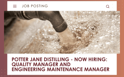 Potter Jane Distilling Company Job Openings October 2024